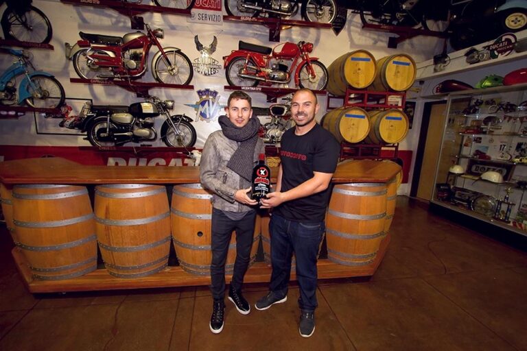 MotoGP star Jorge Lorenzo with Damian Doffo